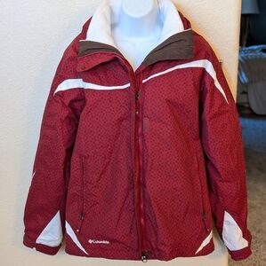 Columbia 3 in 1 Fleece Interchange Water Resistant Ski Snow Winter Puffy Jacket